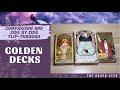 DECK COMPARISON VIDEO: Golden Art Nouveau, Ethereal Visions Illuminated, Golden Universal 🌟