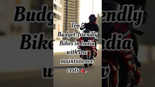 Ride Smart, Spend Less! 🚴‍♂️💰 Top Low-Maintenance Bikes🏍️ 2025 | #short #shorts #bike #ytshorts #yt