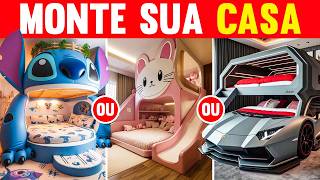 🏡✨ Construa Sua Casa dos Sonhos 🤑🌈 O que você prefere?