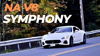 2018 Maserati GranTurismo Flyby Stock Exhaust Note Engine Sound - Naturally Aspirated Symphony!