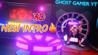FREE FIRE NEW GAMING 3D INTRO @GHOST GAMER