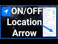 How To Turn On Or Off Location Arrow On iPhone