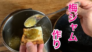 【梅ジャム作り】　梅の氷砂糖漬けからジャムへ