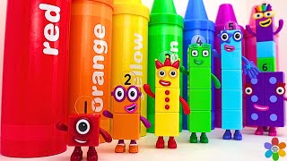 Best Numberblocks Learning Video for Preschoolers | Learn Math and Colors with Crayon Surprises