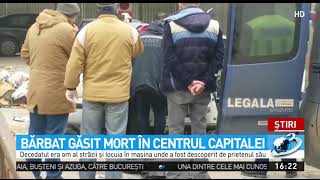 Moarte suspectă în centrul Bucureştiului