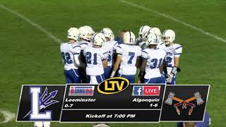 LTV Action Sports LHS Football vs Algonquin 10-27-2017