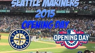 Seattle Mariners Home Opener (2015) Pre Game Festivities And More!