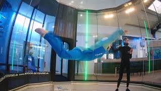 Bellyfly Side Sliding, Walking + Fails 😅 | Tunnel Flying Lesson 3 | Indoor Skydiving 🪂