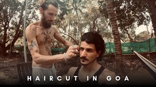 Free Hair Cut By Foreigner💰| Banglore to Goa Local train 🚆