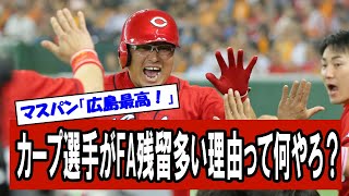 【朗報】カープ選手がFA残留多い理由って何やろ？　西川龍馬、野間峻祥、磯村嘉孝は来年以降どうなる