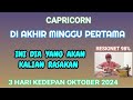 SESUATU INI YANG AKAN DI RASAKAN CAPRICORN...