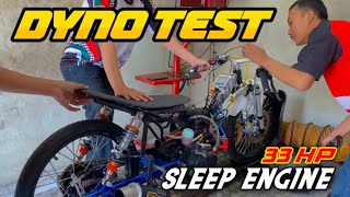 DYNO TEST SLEEP ENGINE 200CC