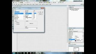 How to Change the Color of text and command button in VB 6.0 ?