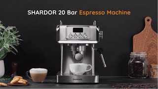 SHARDOR Espresso Machine 20 Bar For Home