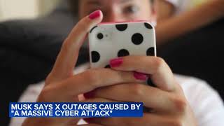Musk claims X being targeted in 'massive cyberattack'