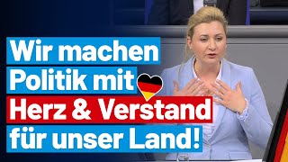 Carolin Bachmann rechnet knallhart mit heimatfeindlicher Politik der Altparteien ab! -AfDimBundestag