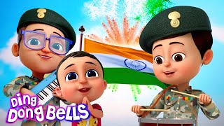 नन्हा मुन्ना राही हूँ | Nanha Munna Rahi Hoon | Patriotic Hindi Rhyme for Kids | Ding Dong Bells