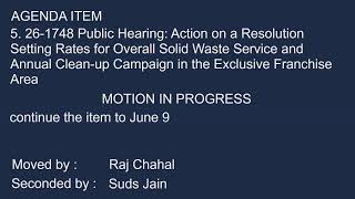 City Council and Authorities Concurrent & Santa Clara Stadium Authority Board - May 19, 2026