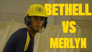 RCB's Jacob Bethell takes on spin machine “Merlyn Ali” in early morning net 🌪️ | FEATURE