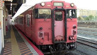 JR西日本　キハ40系気動車　米子駅発車