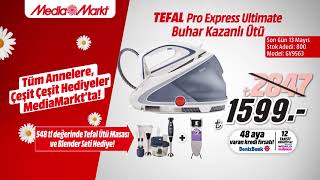 Tefal Ütü Masası ve Blender Seti Hediyeli Tefal Pro Express Ultimate Buhar Kazanlı Ütü 1599 TL