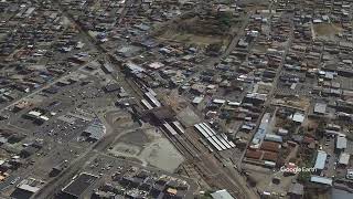 Google Earth　八街駅（千葉県）　やちまた　総武本線