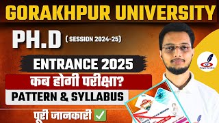 DDU Ph.D Admission 2024-25 | Gorakhpur University Ph.D Entrance Exam 2025 | Syllabus, Date, Fee,Seat