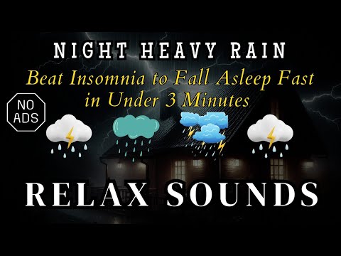 Black Screen Rain Sounds To Sleep Fast Beat Stress Within 5 Minutes