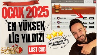 OCAK 2025 EN YÜKSEK LİG YILDIZI LOST CUB - CBA Game - Clash of Clans