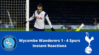 BALE, WINKS, NDOMBELE TAKE SPURS TO FIFTH ROUND (FA Cup)! | WYCOMBE 1-4 TOTTENHAM | Instant Reaction