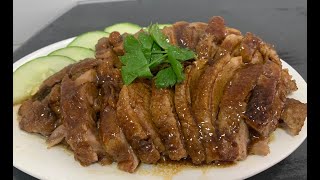 卤鸭 Braised Duck | 香兰发糕 Pandan Huat Kueh