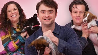 Daniel Radcliffe, Jonathan Groff, and Lindsay Mendez: The Puppy Interview