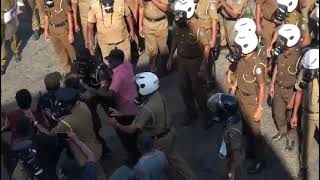 පොලීසිමේ මර්ධනය අද කොළඹ - Police suppression in Colombo - 24.09.2022