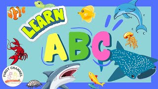 ABC Sea Animals / A-Z Cute sea animals/ 27 Sea Animals Names /Alphabet learning for toddlers /