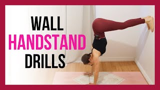 Handstand Tutorial - L-Shape Exercise Using a Wall