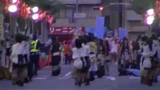 [草加駅前よさこいサンバフェスティバル2014]　７/27 A会場　うつくしまPR隊「うつくしま宝物」