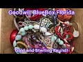 Goodwill BlueBox 5 Pound Mystery Jewelry Gold and Sterling Gemstones #jewelry #unboxing #goodwill