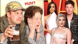 Drunk Fashion Review with My Mom (vanity fair oscars 2024 after party)