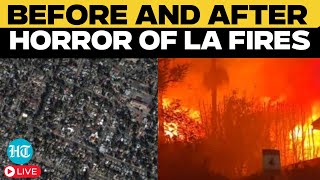 Los Angeles Fire Live News: Chilling Satellite Images Capture Tragic California Wildfires | US Fire