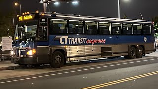 CTtransit 2010 Motor Coach Industries D4500CT #90 (A90) Ride on route 913 express