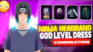 New 😍 Ninja Headband God Level Dress Combination LIKE ITACHI | NO 😱 TOP UP DRESS COMBINATION | XZRT