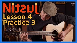 Nitsuj Learning Guitar. Lesson 4 Practice 3 Justin Guitar Beginner Course 2020