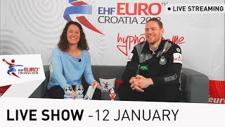 Men's EHF EURO 2018 Live Show - 12 January | Presented by Lidl