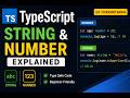 TypeScript String and Number Datatype Explained for Beginners