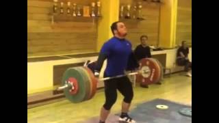 180kg/396lbs x 2 Snatch by Artem Okullov - Weightlifting