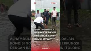 Sigap Antisipasi Banjir, Bakri Siddiq Cek Rumah Pompa dan Bersihkan Drainase