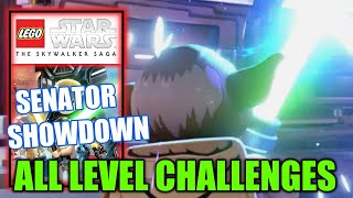 Senate Showdown - Level Challenges Gameplay - Lego Star Wars The Skywalker Saga