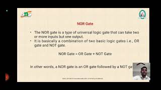 Universal Gates l Dr.M.Manickam, Assistant Professor of Physics l SNS Institutions