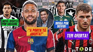 BARCELONA NÃO DESCARTA VOLTA de NEYMAR l MILAN FAZ OFERTA por GIMENEZ l D. WASHINGTON, GREGORE e +