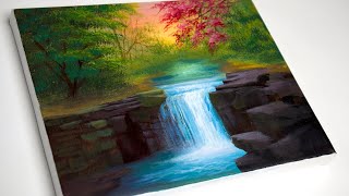 A serene waterfall is a gift of nature